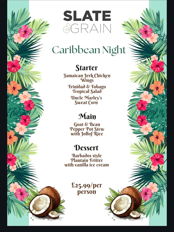 Caribbean Night at Rishi's