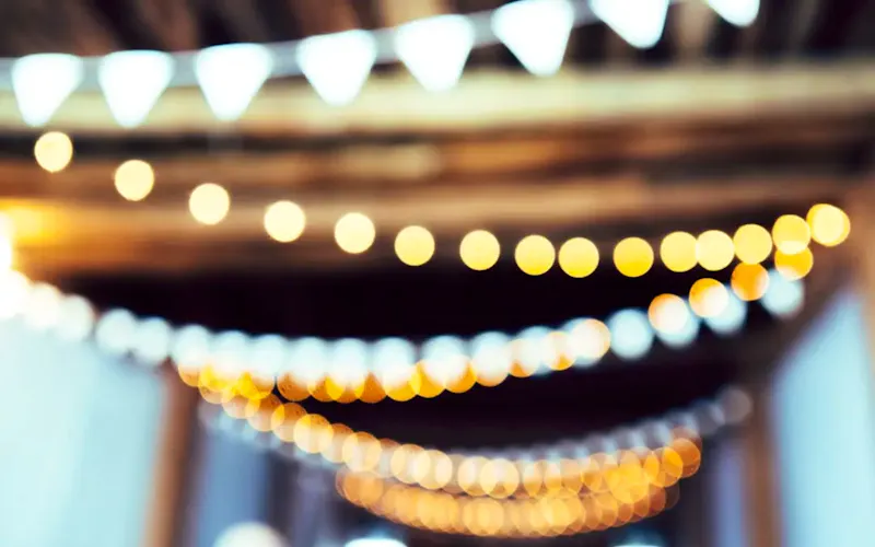 Macro view of lights in a party in Gettysburg | Photo by Andrew Knechel, on https://unsplash.com/@andknech?utm_source=centralapp&utm_medium=referral