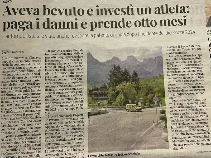 Investe il pedone e lo ferisce gravemente. A processo penale.