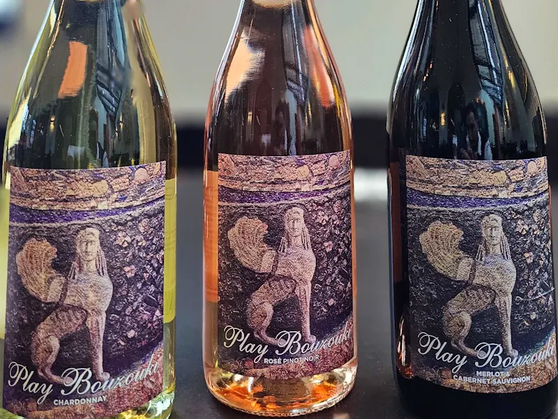 Play Bouzouki proudly introduces its new house selection: three signature wines featuring an exclusive label inspired by the restaurant.