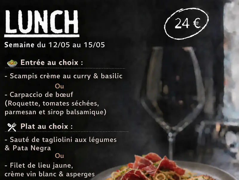 Notre Lunch de la semaine