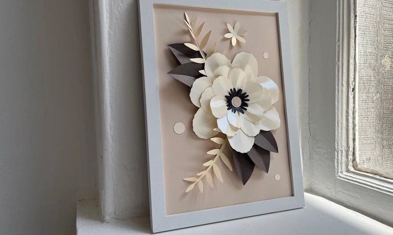 Atelier composition florale en papier