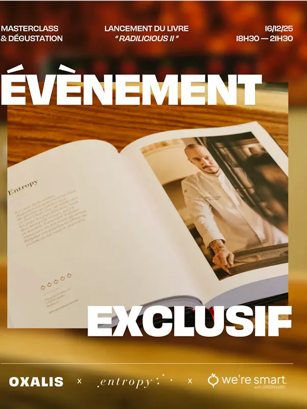 Panel sur la cuisine végétale et Lancement du livre Radilicious à Entropy Restaurant