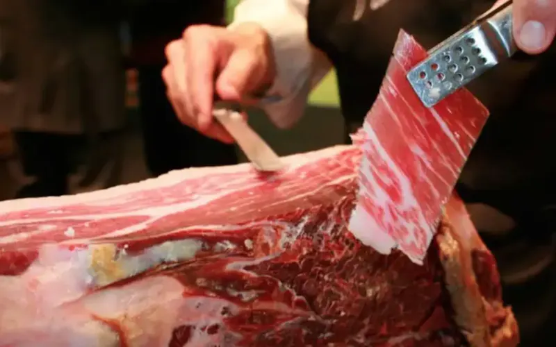 Corte de Jamón Ibérico en Directo.