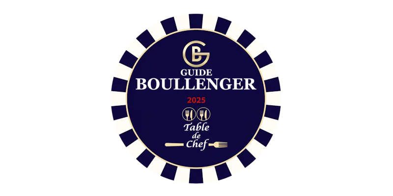 Guide Boullenger 2025 - Table de Chef - 2 couverts