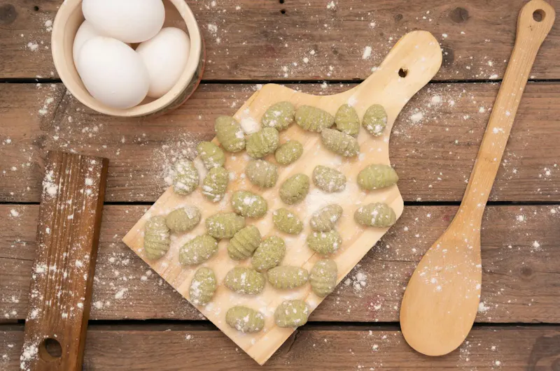 Dumplings on a Wooden Cutting Board | Photo by Demian Spinetta, on https://www.pexels.com/@demian-spinetta-375490810?utm_source=centralapp&utm_medium=referral