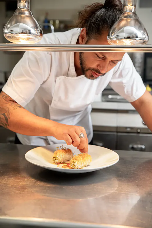 chef cucina italiana impiattamento gourmet
