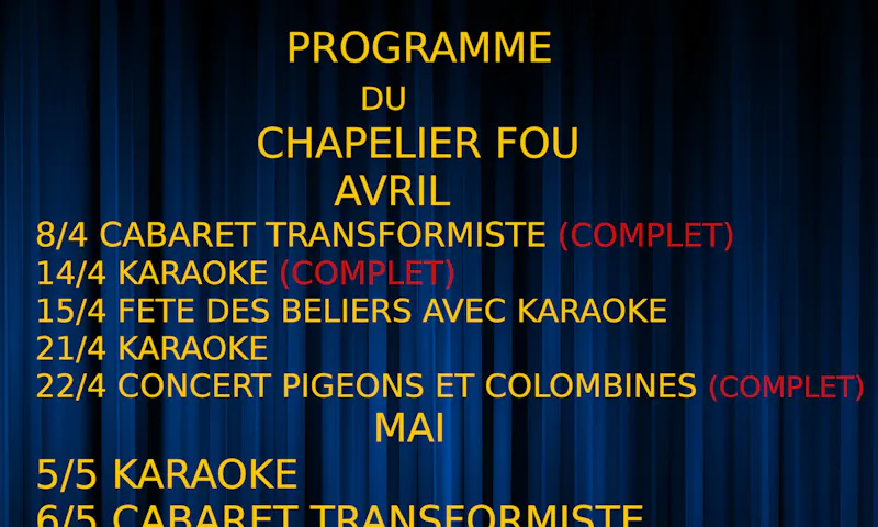 Photo de Le Chapelier Fou