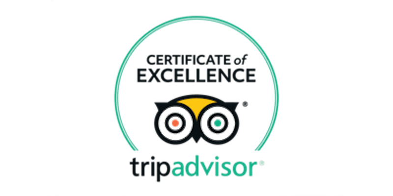 Certificat d'excellence Tripadvisor