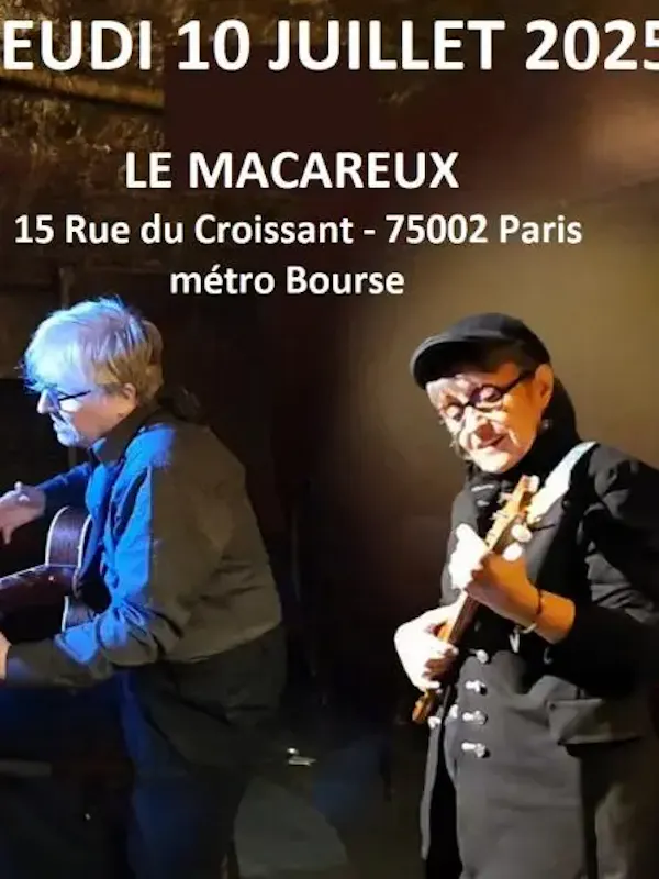 Dîner - concert : Le duo Ch&Val : Chanteur Cheval & Valentina Milano