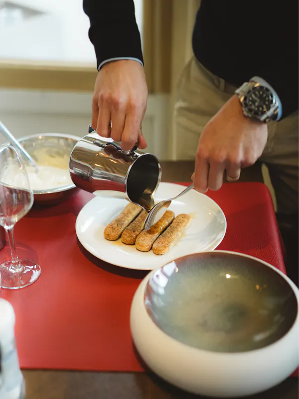 Tiramisu Prepared Before Your Eyes – A Gourmet Show