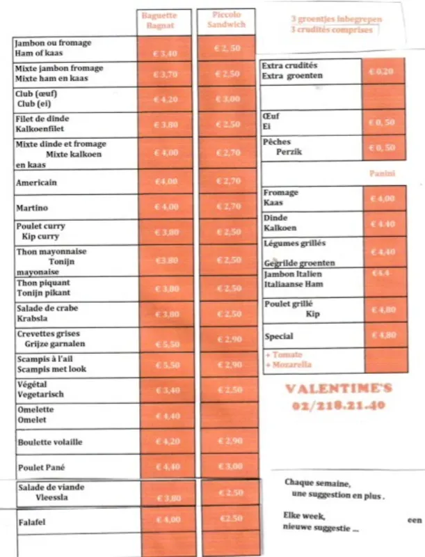 Image of Valentime's