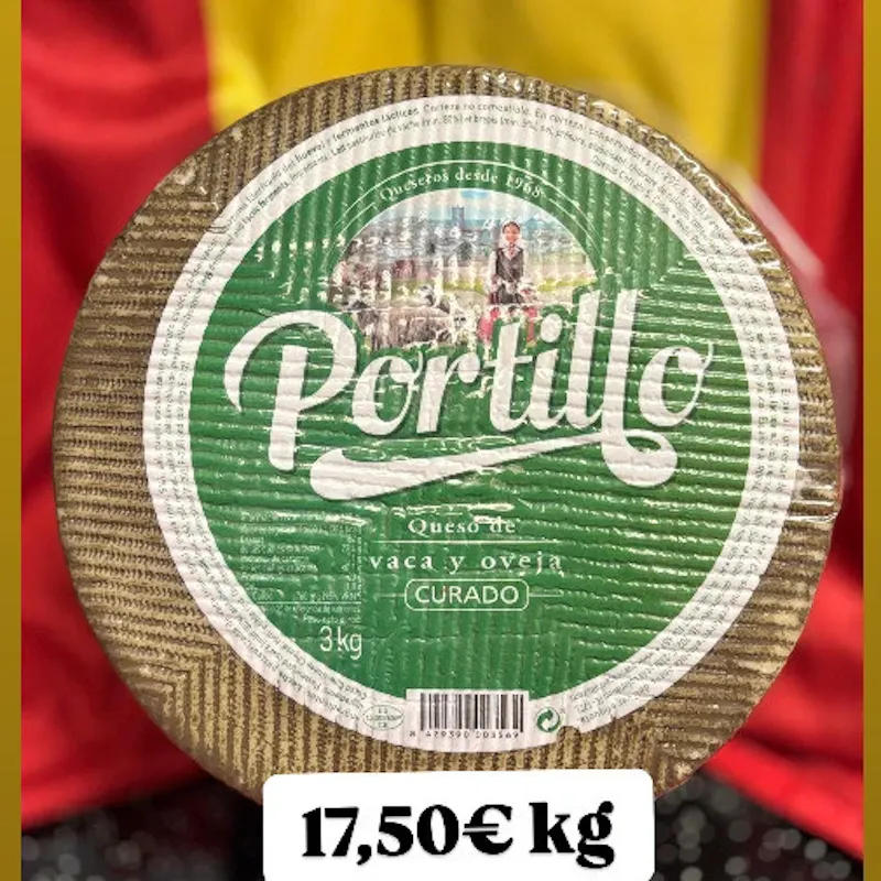 QUESO CURADO PORTILLO BLOQUE