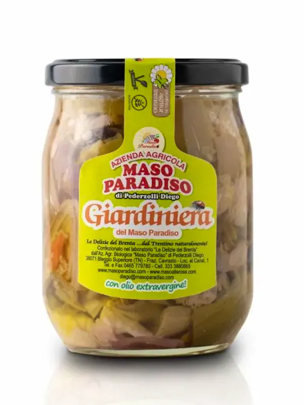 Giardiniera del maso sott’olio BIO