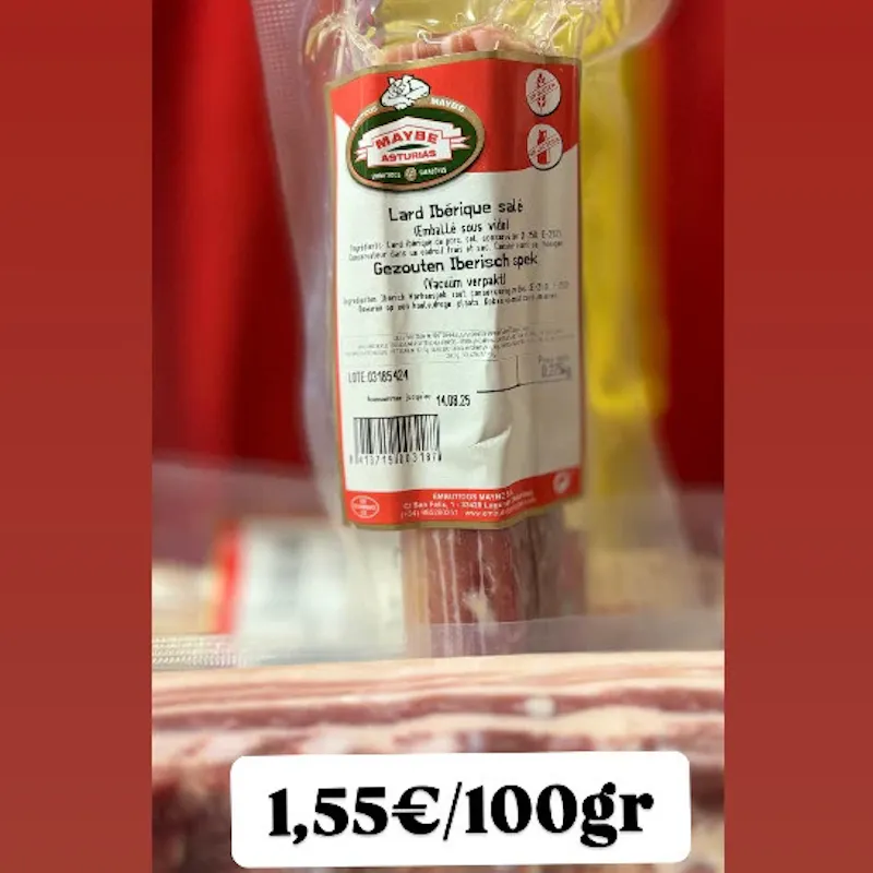 PANCETA IBÉRICA (LARD IBERIQUE SALÉ)