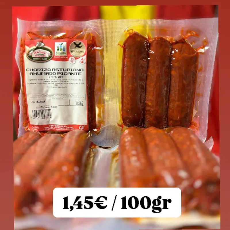 CHORIZO ASTURIANO PICANTE X 6