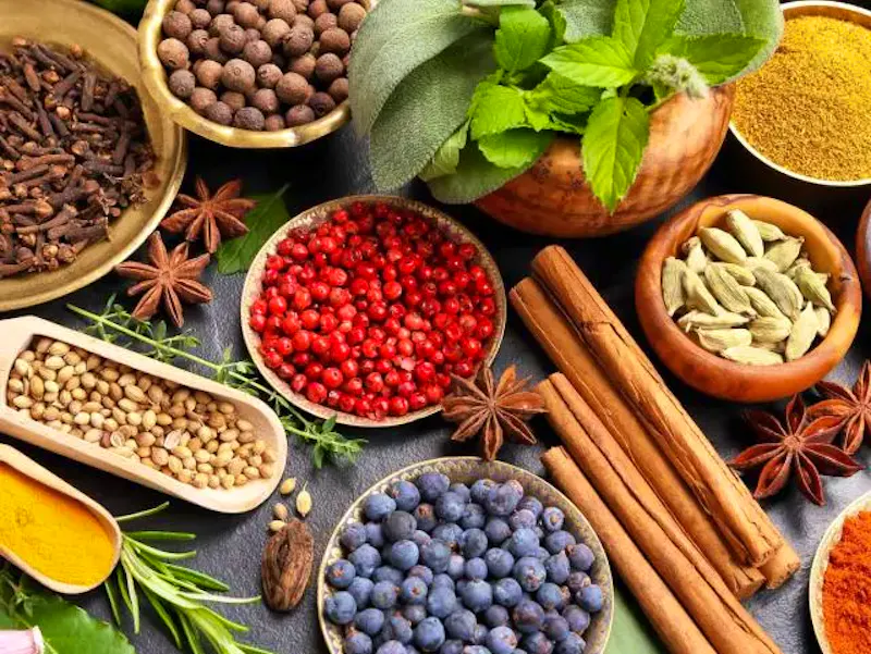 La cuisine réunionnaise est célèbre pour sa richesse en saveurs et son utilisation unique des épices. Chez Ô Gayar, nous sélectionnons avec soin des épices authentiques de La Réunion pour créer des plats créoles savoureux et équilibrés.

Parmi les plus utilisées :

Curcuma : pour sa couleur dorée et son goût doux

Gingembre : pour relever subtilement nos plats

Combava et citronnelle : pour apporter fraîcheur et parfum

Piment doux ou fort : selon les recettes traditionnelles

Massalé : mélange d’épices typique qui donne un goût unique au cari poulet ou au massalé

Ces épices transforment nos plats, comme le rougail saucisse, le cari poulet, ou le hachard, en véritables expériences culinaires. Chaque plat est préparé maison, avec des ingrédients frais, et disponible à emporter pour savourer la Réunion directement chez vous.

Situé à Morre, Ô Gayar vous propose une cuisine réunionnaise authentique, respectant les traditions et les saveurs de l’île. Découvrez comment nos épices rendent chaque plat unique et commandez dès aujourd’hui pour profiter de nos spécialités créoles. | Photo by Ogayar, on http://www.ogayar.fr