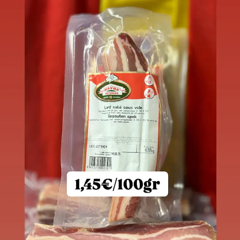PANCETA (LARD SALÉ SOUS VIDE)