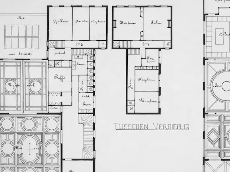 Architectural blueprint for a cafe restaurant | Photo by Amsterdam City Archives, on https://unsplash.com/@amsterdamcityarchives?utm_source=CentralApp&utm_medium=referral