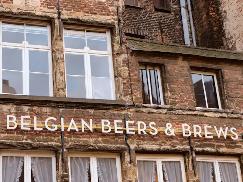Menu des bières