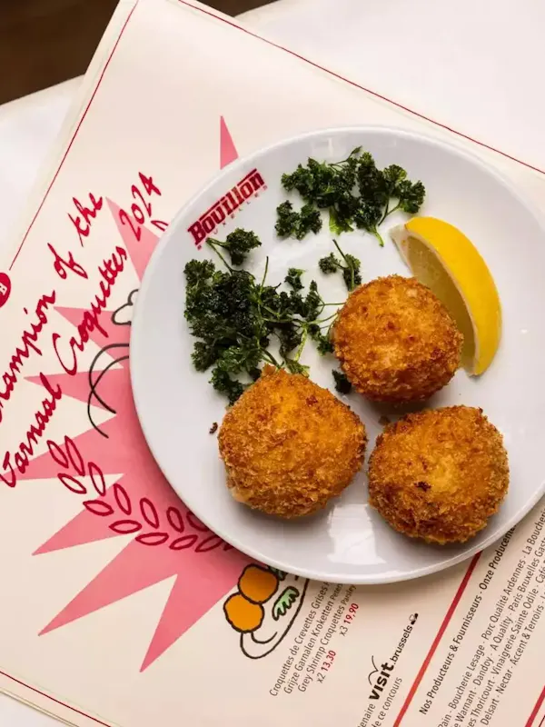Grijze garnaalkroketten 2 P - Tarieven Beste van Brussel 2024