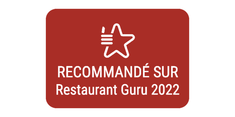 Recommandé par Restaurant Guru 2022
