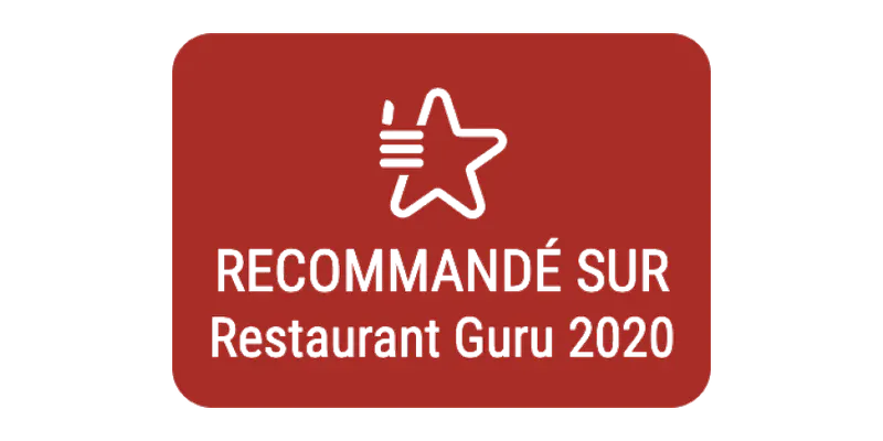 Recommandé par Restaurant Guru 2020