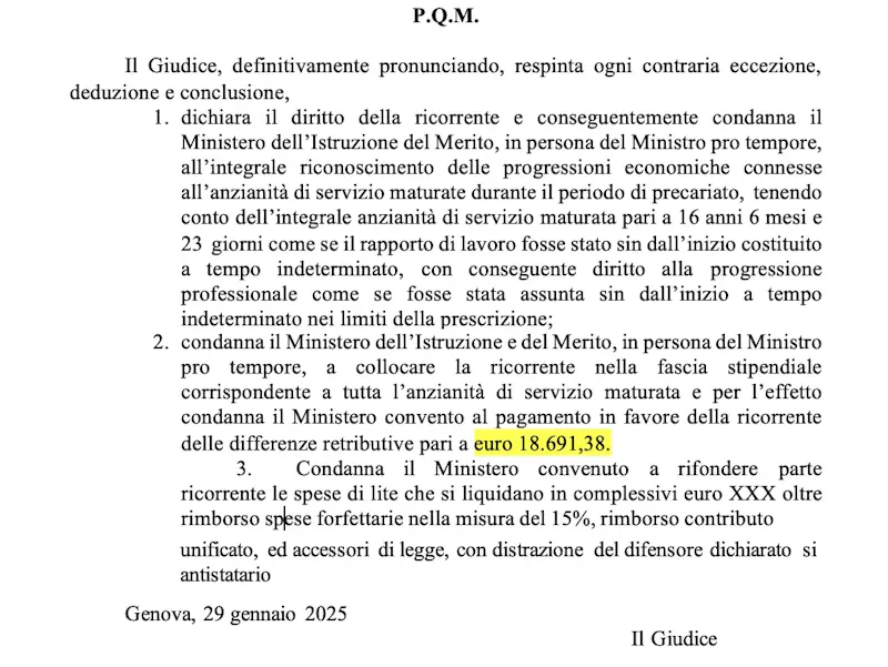 Tribunale di Genova
Sentenza n. 127 del 29 gennaio 2025▪️