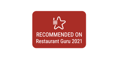 Recommended by Restaurant Guru 2021